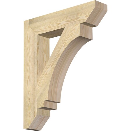 Ekena Millwork Imperial Slat Rough Sawn Bracket, Douglas Fir, 6"W x 30"D x 36"H BKT06X30X36IMP06RDF
